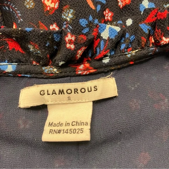 Glamorous Sugar, Sugar Navy Blue Disty Pint Swing Dress - Picture 6 of 12